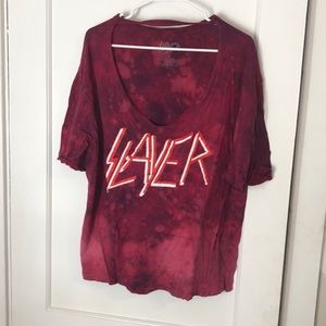 Tie dye slayer shirt